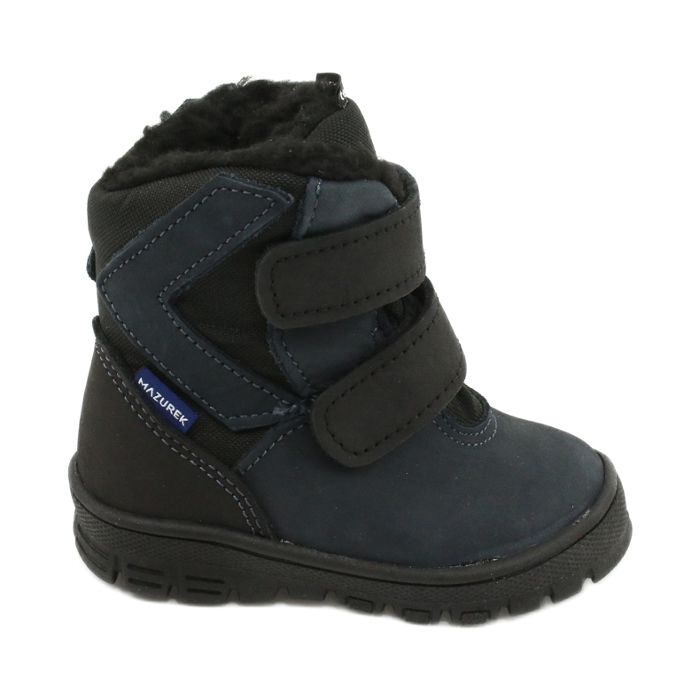 Stivali stivali con membrana blu navy Mazurek 1351 nero