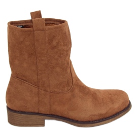 Camel ST-18P Stivali da donna in camoscio cammello marrone