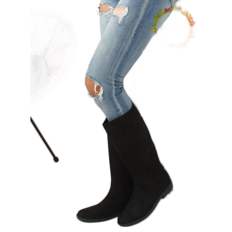 Galosce nere da donna nere D62P Black nero