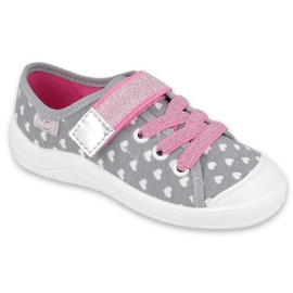 Scarpe per bambini Befado 251X159 rosa grigio
