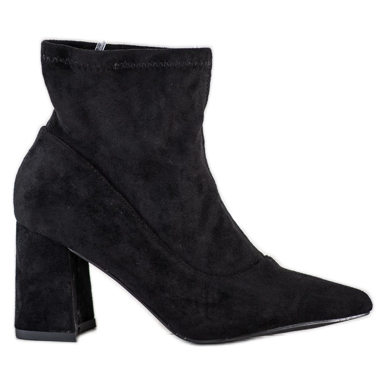 SHELOVET Stivaletti Slip-on In Spitz nero