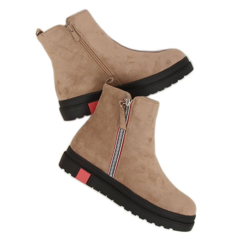 Scarpe basse su suola beige NS150P Beige