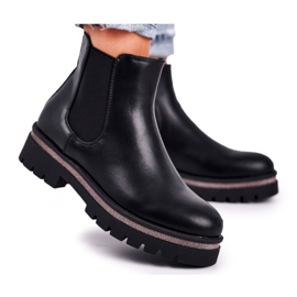 Stivali neri da donna Stivali Jodhpur, stiletto nero