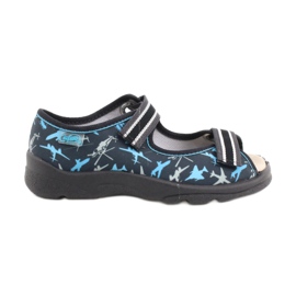 Scarpe per bambini Befado 869X143 blu grigio multicolore
