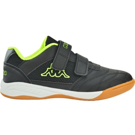 Scarpe per bambini Kappa Kickoff T nere e gialle 260509T 1140 nero nero