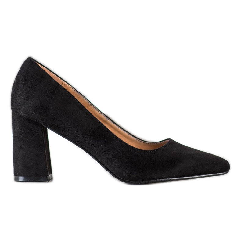 SHELOVET Décolleté classiche in pelle scamosciata nero