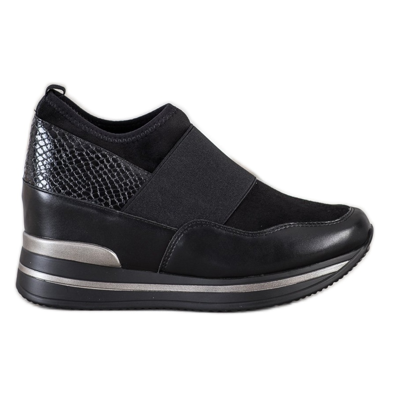 Gogo Scarpe da ginnastica senza lacci nero
