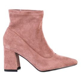SHELOVET Stivaletti Slip-on In Spitz rosa