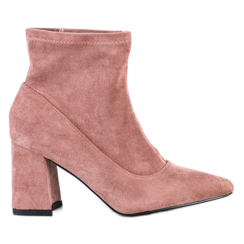 SHELOVET Stivaletti Slip-on In Spitz rosa