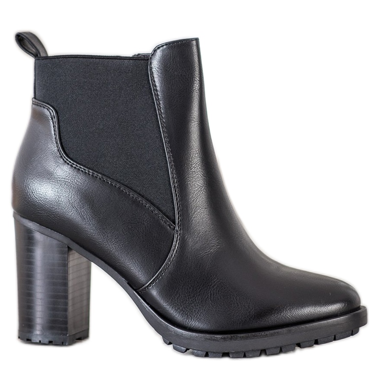 Lovery Stivali casual con tacco alto nero