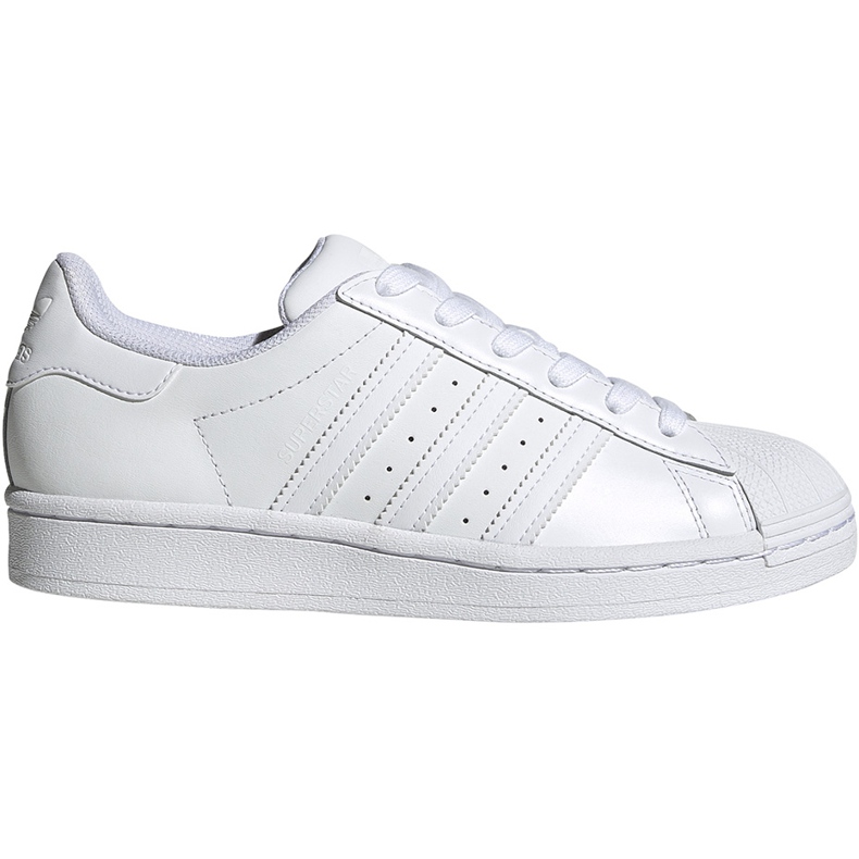 Scarpe da bambino Adidas Superstar J bianche EF5399 bianca