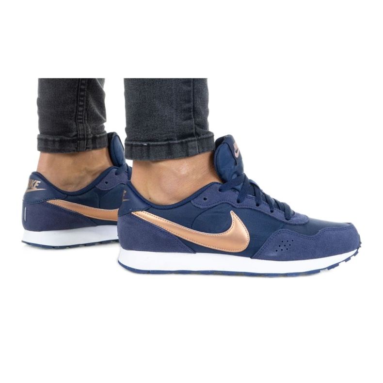 Scarpa Nike Md Valiant (GS) Jr CN8558-401 blu navy d'oro