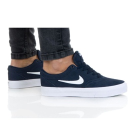 Scarpa Nike Sb Charge Suede (GS) Jr CT3112-400 blu navy