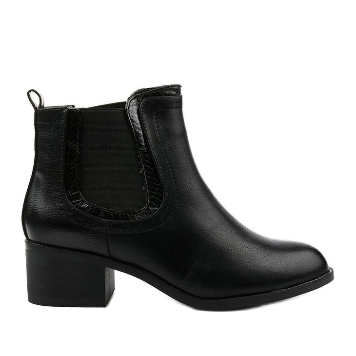 Stivali neri da stivali Jodhpur isolati Bluehill nero