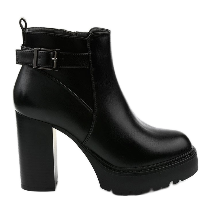 Stivaletti neri con cerniera Forestcreek nero