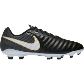 Nike Tiempo Ligera Iv Fg 897744 002 scarpe da calcio nero nero