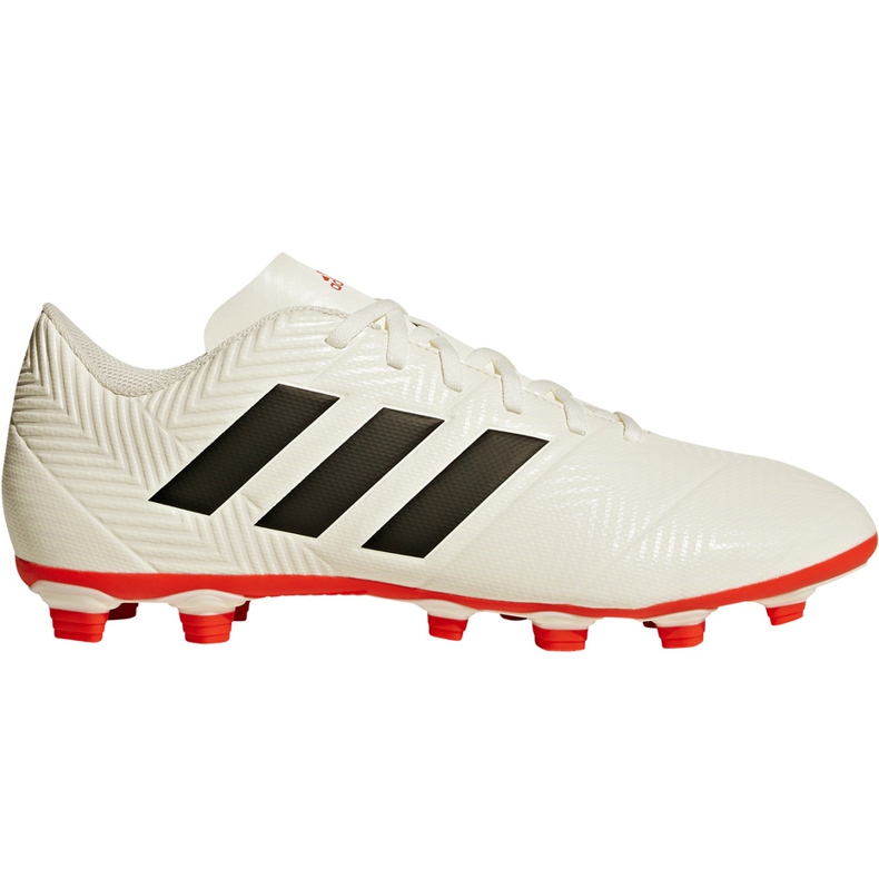 Scarpe da calcio Adidas Nemeziz 18.4 FxG D97992 multicolore bianca