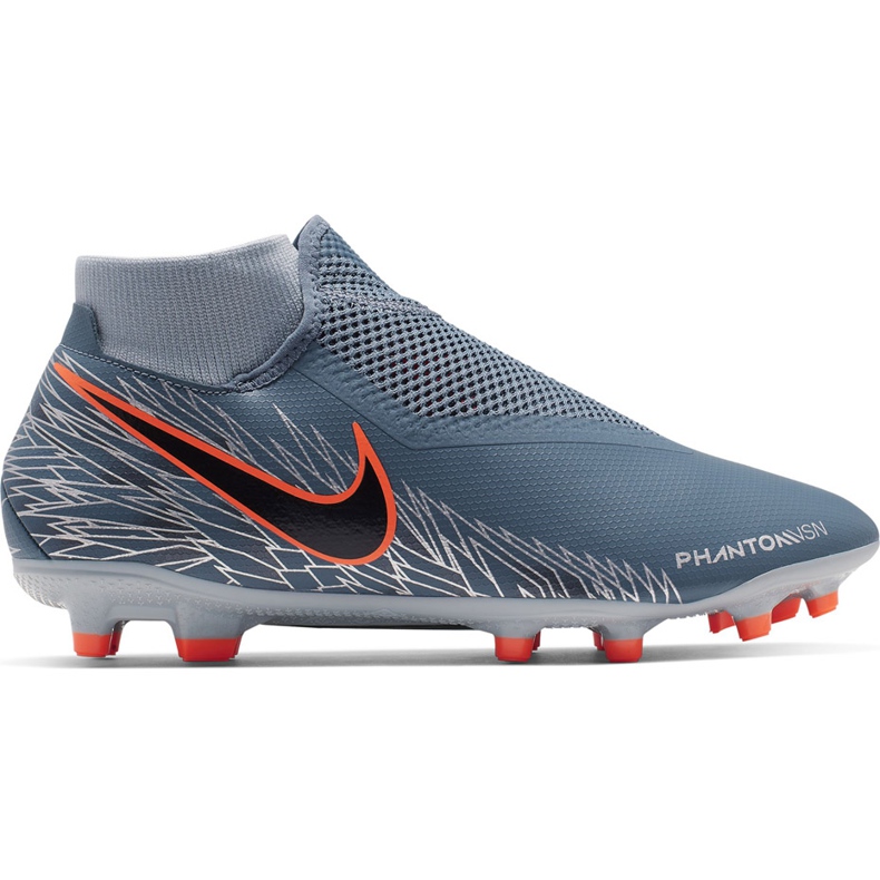 Nike Phantom Vsn Academy Df FG / MG AO3258 408 scarpe da calcio multicolore grigio