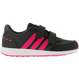 Adidas Vs Switch 2 Cmf C scarpe bambino nero-rosa EG1594