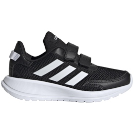 Adidas Tensaur Run C scarpe da bambino nere e bianche EG4146 bianca nero