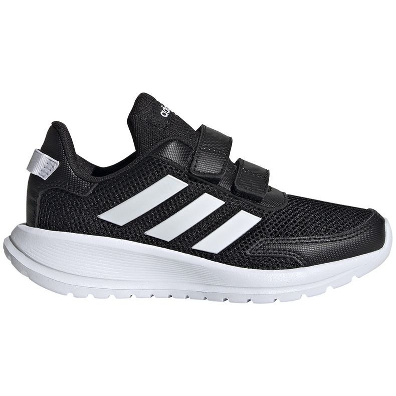 Adidas Tensaur Run C scarpe da bambino nere e bianche EG4146 bianca nero