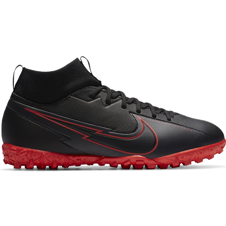 Scarpa da calcio Nike Mercurial Superfly 7 Academy Tf Junior AT8143 060 nero nero