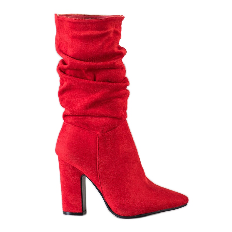 Sweet Shoes Stivali rossi corti rosso
