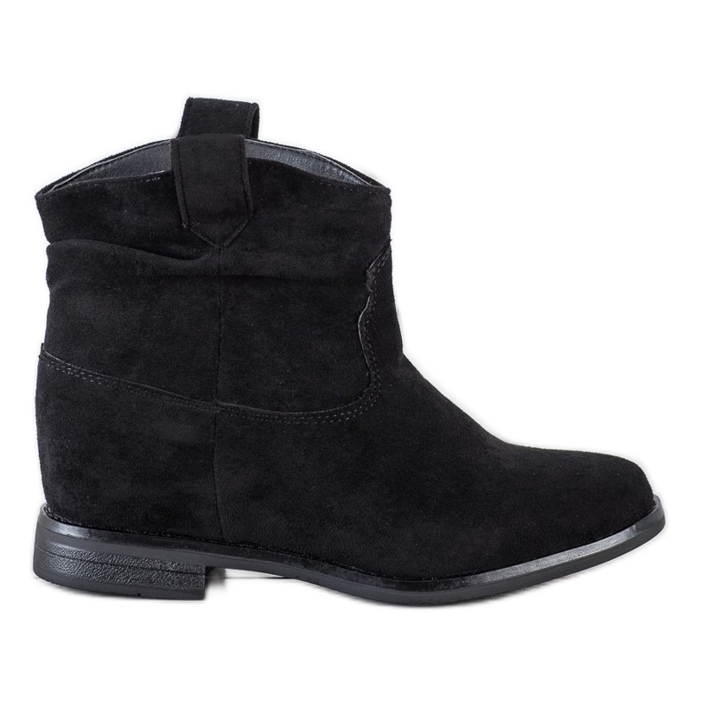 Marquiz Stivali da cowboy alla moda nero