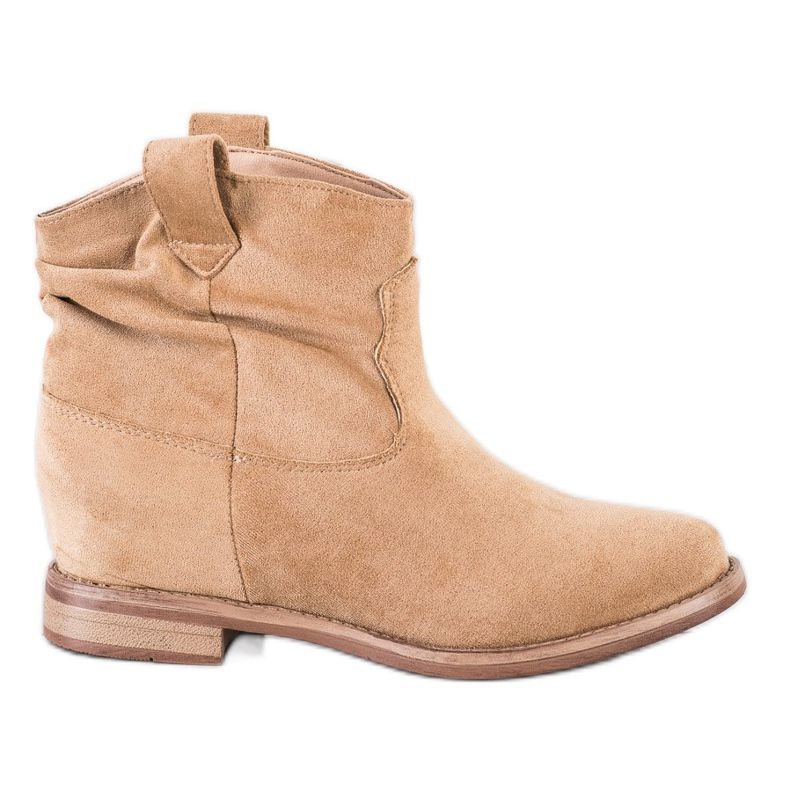 Marquiz Stivali da cowboy alla moda beige