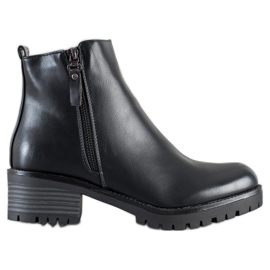 Ideal Shoes Comodi stivali neri nero