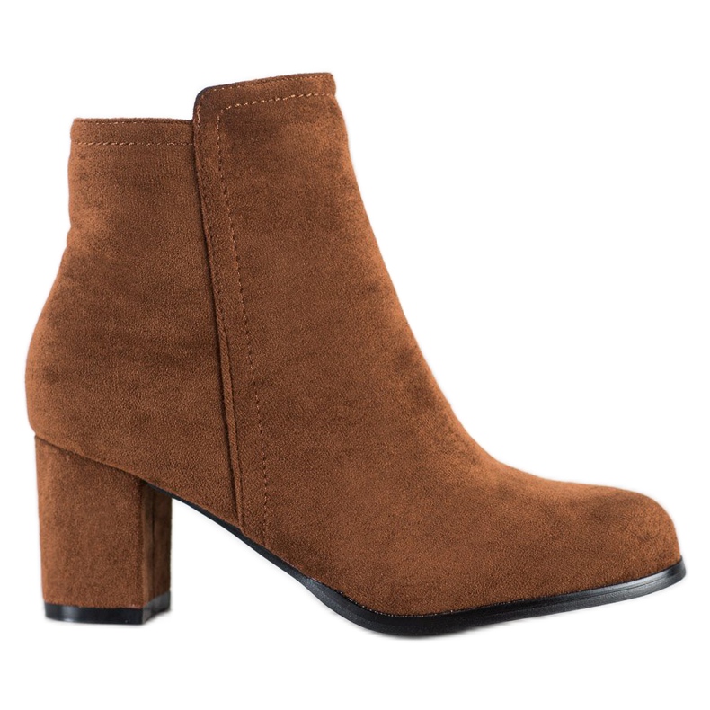 Wilady Stivali di cammello alla moda marrone multicolore