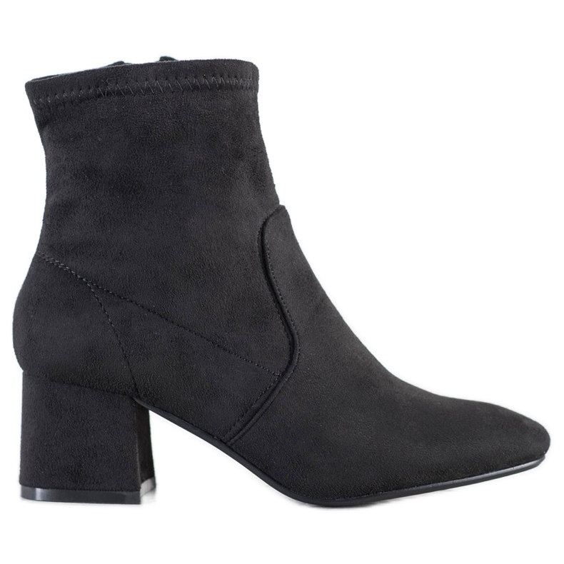 Cm Paris Stivaletti eleganti in pelle scamosciata nero