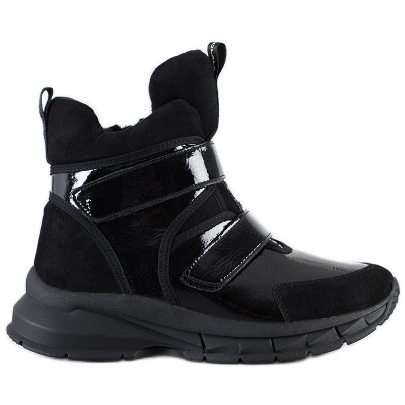 SHELOVET Stivaletti Invernali Con Velcro nero