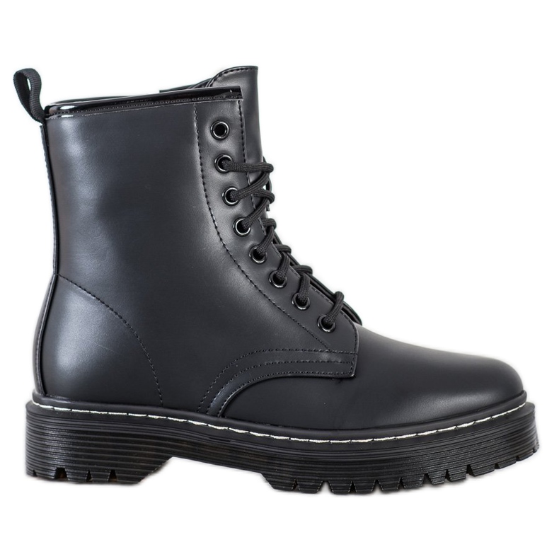 Weide Stivali Caldi Con Ecopelle nero