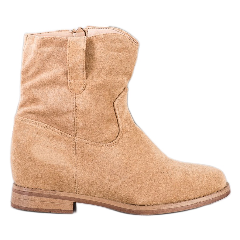 Seastar Stivali da cowboy caldi sulla zeppa beige