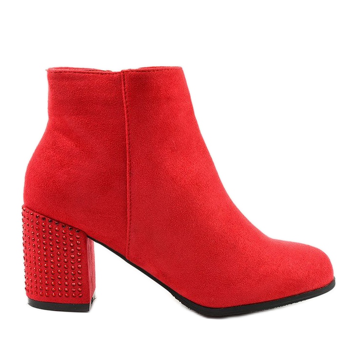 Stivaletti glitter rossi sul post Slatemark rosso