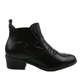 Stivali texani bassi neri di Fancyroot nero