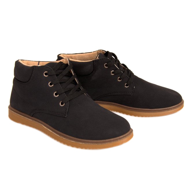 Stivaletti caldi da uomo Sal Black 1306 nero