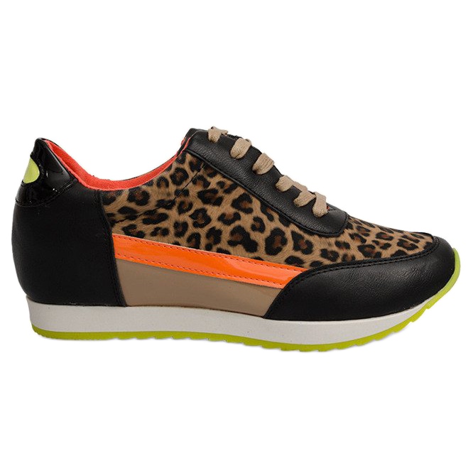 Sneakers Sport Sneakers E387 Marrone multicolore