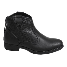 Scarpe basse Stivali da cowboy 248-PA Nero