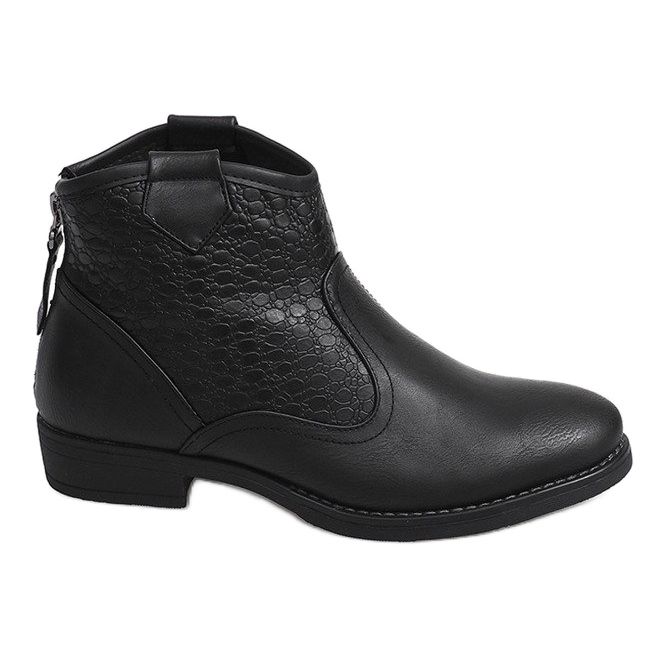 Scarpe basse Stivali da cowboy 248-PA Nero