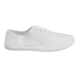 ZS-001 Sneakers in tessuto bianco