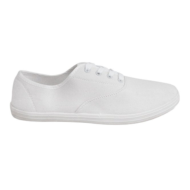 ZS-001 Sneakers in tessuto bianco bianca