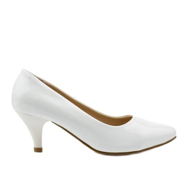 Classici tacchi bianchi Deloney anatra bianco