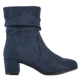 Stivali alti di Sergio Leone blu navy