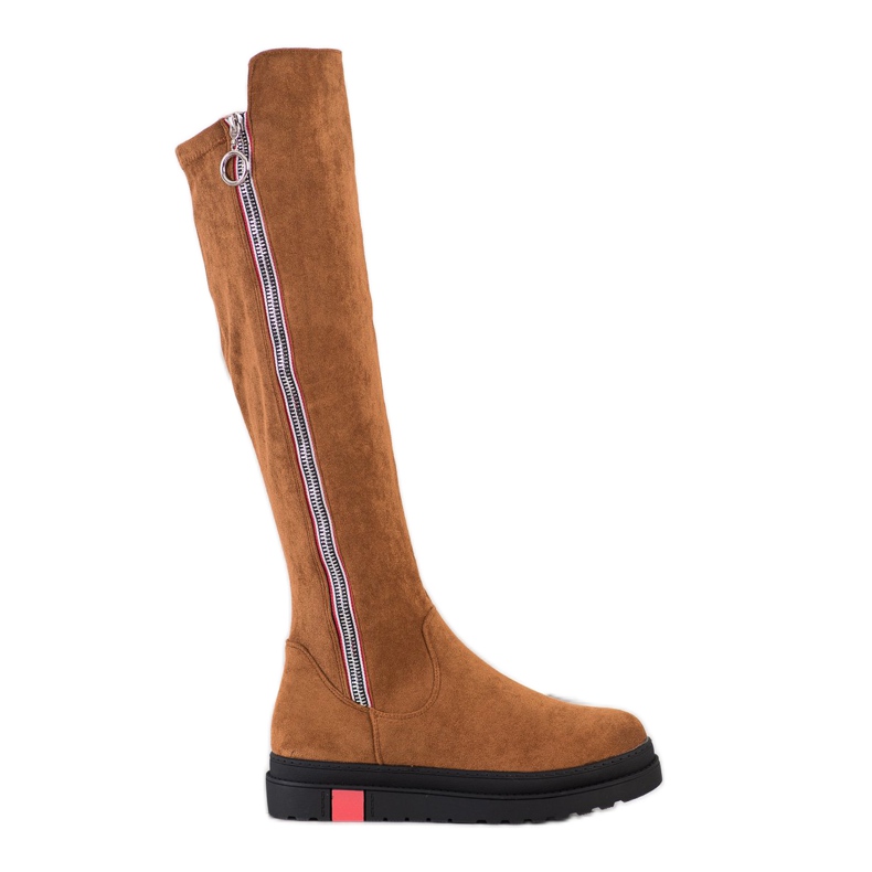 Seastar Stivali con piattaforma marrone giallo