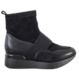 SHELOVET Stivali alla moda slip-on nero