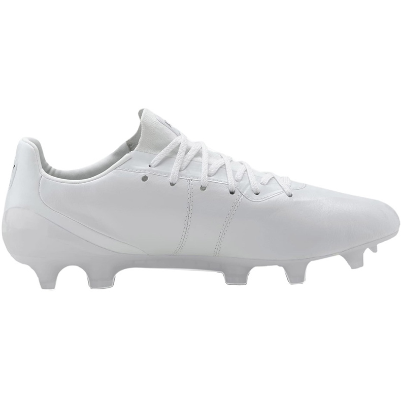 Scarpe da calcio Puma King Platinum Fg Ag bianche 105606 03 bianca bianca