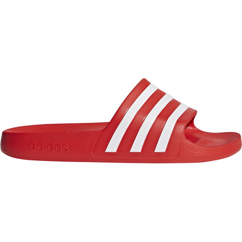 Ciabatte Adidas Adilette Aqua rosse F35540 bianca rosso