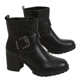 Stivali neri con tacco alto 7956-GA Black nero